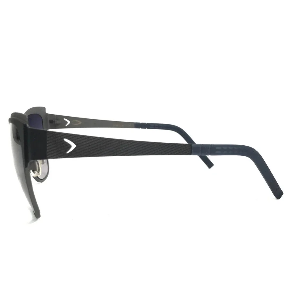 Blackfin Sunglasses BF767 PALM BEACH COL.609 Black Gray Cat Eye w/ Purple Lenses